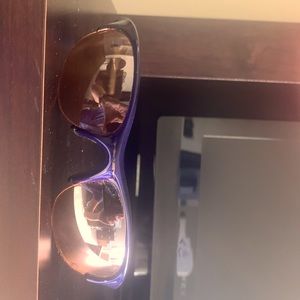 2002 vintage Oakleys.Blue frame.Mirrored lenses plus extra set lenses.Case, box,